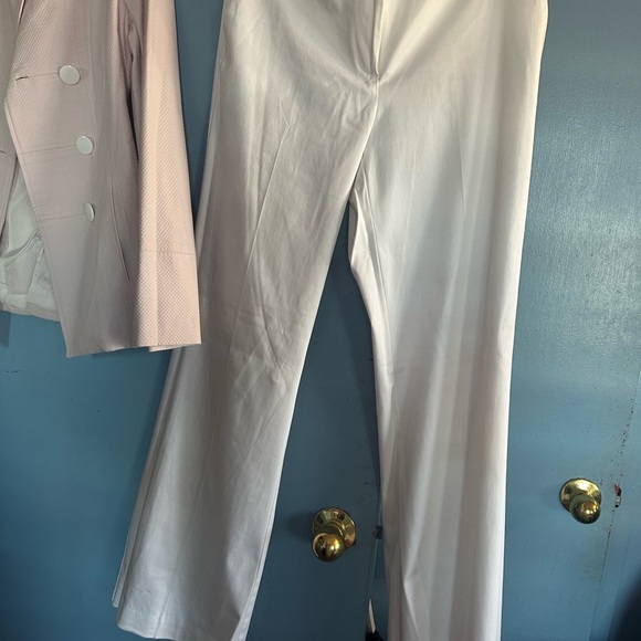 View Size 10 color light lilac jacket and white pant - Picture 3 of 10